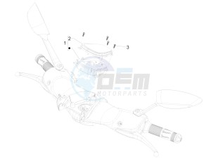 946 ARMANI 125 4T 3V ABS E3 (EMEA, APAC) drawing Meter combination - Cruscotto