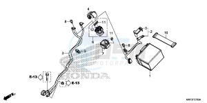 CBR1000S1 2ED - (2ED) drawing BATTERY