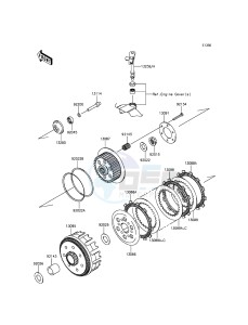 NINJA_250SL_ABS BX250BFSA XX (EU ME A(FRICA) drawing Clutch