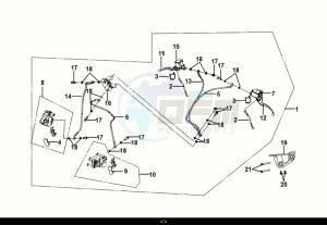 FIDDLE IV 125 (XG12W1-IT) (M0) drawing CBS BRAKE SYSTEM ASSY