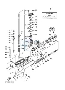 F40BMHDS drawing LOWER-CASING-x-DRIVE-1