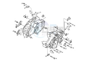 GPR NUDE - 125 cc drawing CRANKCASE