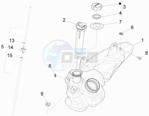 Liberty 125 4t 2v ie ptt (I) Italy drawing Fuel Tank