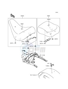 VULCAN 1700 NOMAD ABS VN1700DGF GB XX (EU ME A(FRICA) drawing Seat