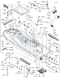 JET SKI ULTRA 310X JT1500LJF EU drawing Cylinder Head