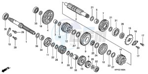 CBR125RW9 Germany - (G / WH) drawing TRANSMISSION