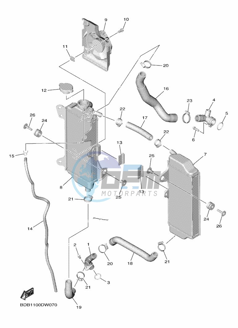 RADIATOR & HOSE