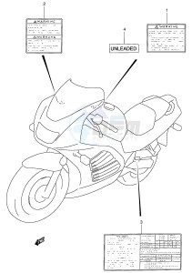 RF900R (E2) drawing LABEL (MODEL R S)