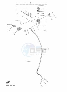 YZ450F (B2WA) drawing FRONT MASTER CYLINDER