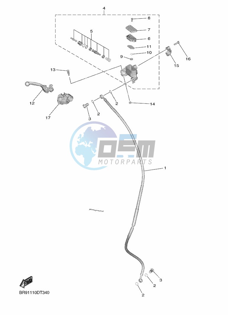 FRONT MASTER CYLINDER