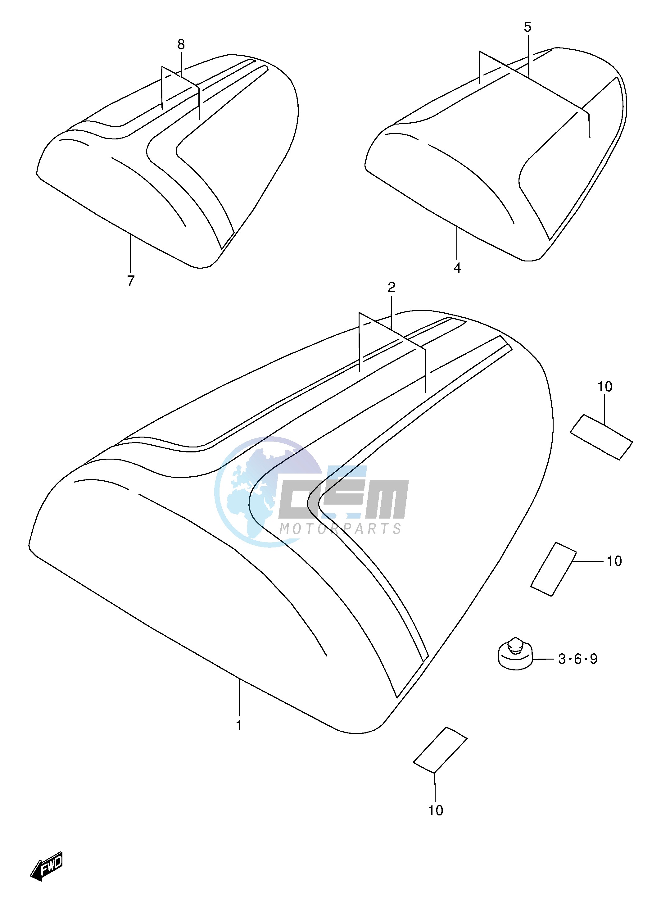 SEAT TAIL BOX (MODEL T)