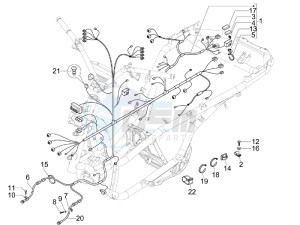 Fuoco 500 4t-4v ie e3 LT 800 drawing Main cable harness