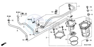 VT750CA9 Europe Direct - (ED / MK) drawing FUEL PUMP