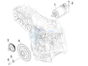 MP3 125 ie drawing Starter - Electric starter