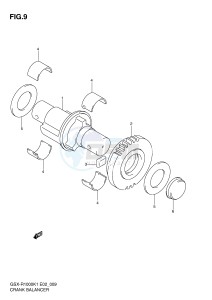 GSX-R1000 (E2) drawing CRANK BALANCER