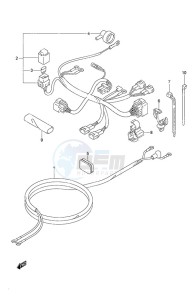 DF 9.9A drawing Harness - w/Remote Control