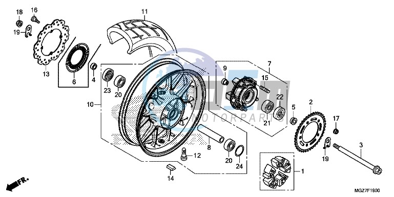 REAR WHEEL