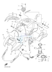 FZ8-NA FZ8 (NAKED, ABS) 800 (59P9) drawing FUEL TANK