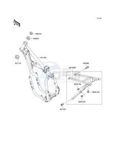 KX 500 E (E15-E16) drawing FRAME