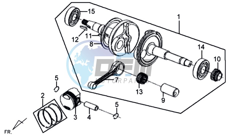 CRANKSHAFT /  PISTON / PISTON RING