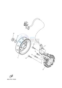 MWS125-C TRICITY 125 (BU51 BU53) drawing GENERATOR