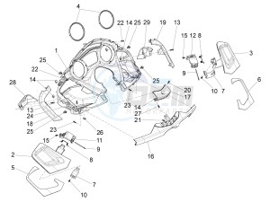 X10 350 4t 4v ie e3 drawing Wheel housing - Mudguard