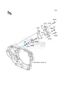 KX450F KX450FCF EU drawing Water Pump