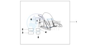 CB600FA CB600FA drawing HUGGER R-320P