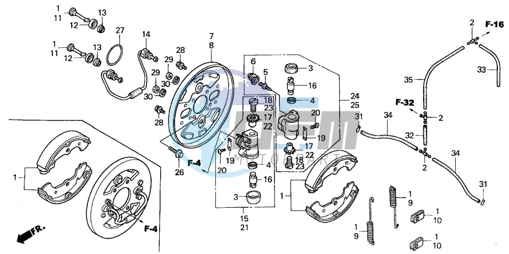 FRONT BRAKE PANEL