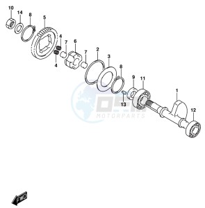 GSX-R125 drawing CRANK BALANCER