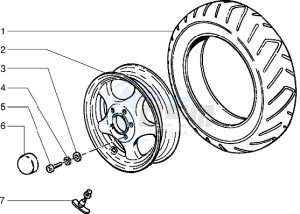 Sfera RST 80 drawing Front wheel