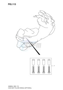 AN650Z ABS BURGMAN EXECUTIVE EU drawing HOOK SET PILLION