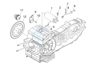 Nexus 500 SP e3 drawing Starter - Electric starter