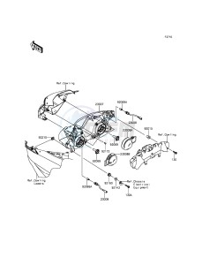 NINJA_ZX-6R_ABS ZX636FFF FR GB XX (EU ME A(FRICA) drawing Headlight(s)