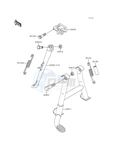 ZX 600 E [NINJA ZX-6] (E1-E3) [NINJA ZX-6] drawing STAND-- S- -