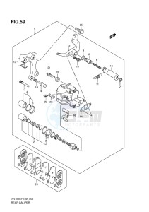 AN400 BURGMAN EU-UK drawing REAR CALIPER