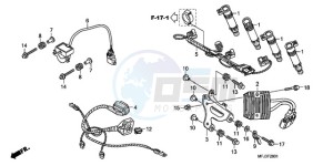 CBR600RRA Korea - (KO / ABS) drawing SUB HARNESS