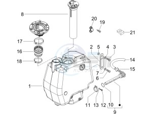 Runner 125 VX 4t drawing Fuel Tank