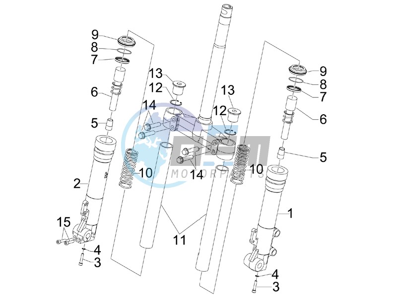 Fork components (Kayaba)