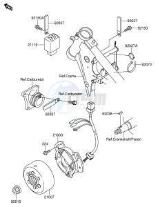 RM65 (E19) drawing GENERATOR