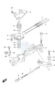 DF 175 drawing Throttle Rod