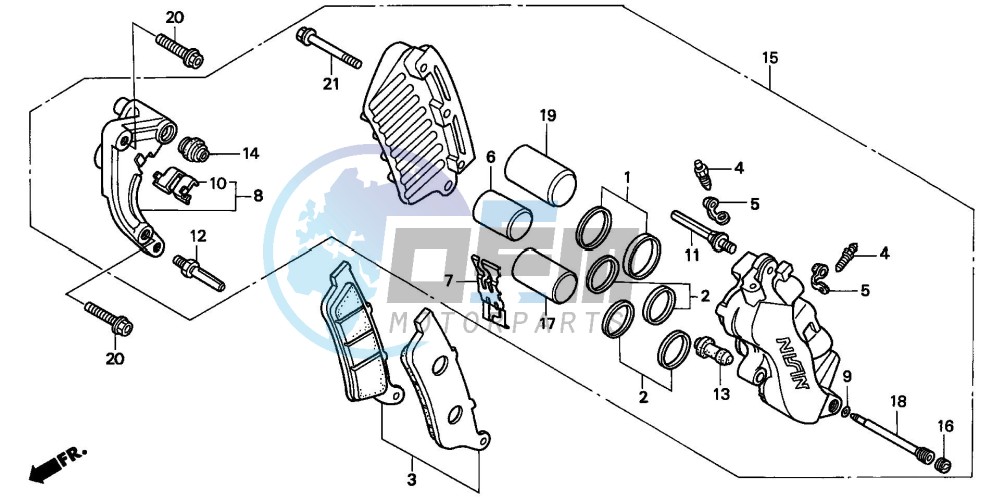 FRONT BRAKE CALIPER