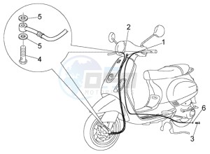 LX 50 4T drawing Transmissions-brake piping