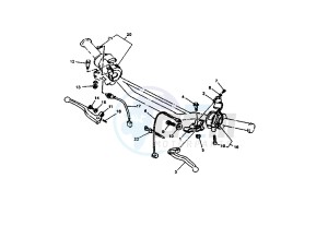 DT X 125 drawing HANDLE SWITCH- LEVER