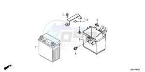 NSC50WHC drawing BATTERY (NSC50/MPD/WH)