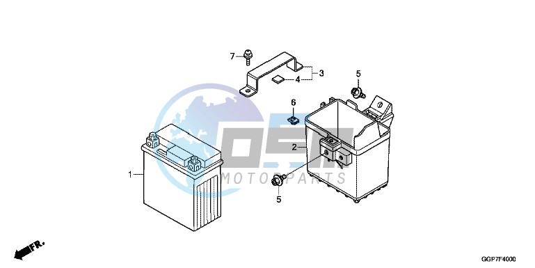 BATTERY (NSC50/MPD/WH)