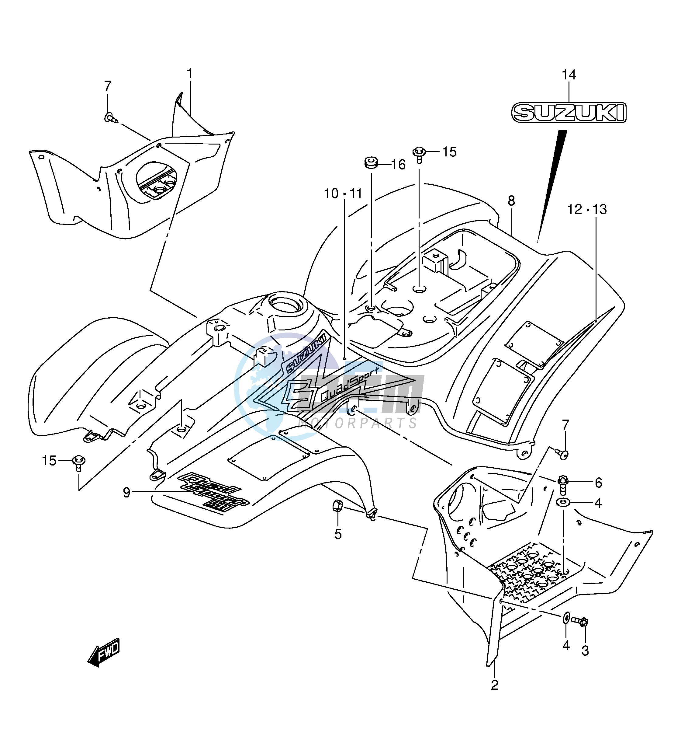 FRAME COVER (MODEL K4)