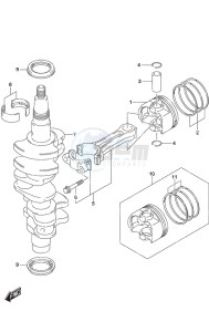 DF 25A drawing Crankshaft