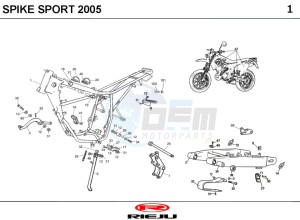 SPIKE-50-SPORT-RED drawing CHASSIS