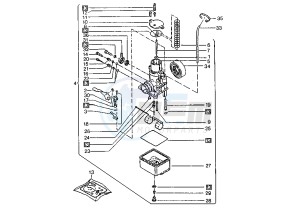 ROADSTER 125 drawing CARBURETOR